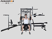 可供10人同時(shí)鍛煉，豪華十站綜合訓(xùn)練器PSM-170