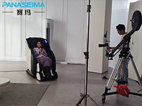 備戰(zhàn)展會，賽瑪按摩椅拍攝日